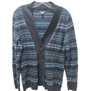 Eddie Bauer Semi Shawl Collar Three Button Cardigan Size‎ Large